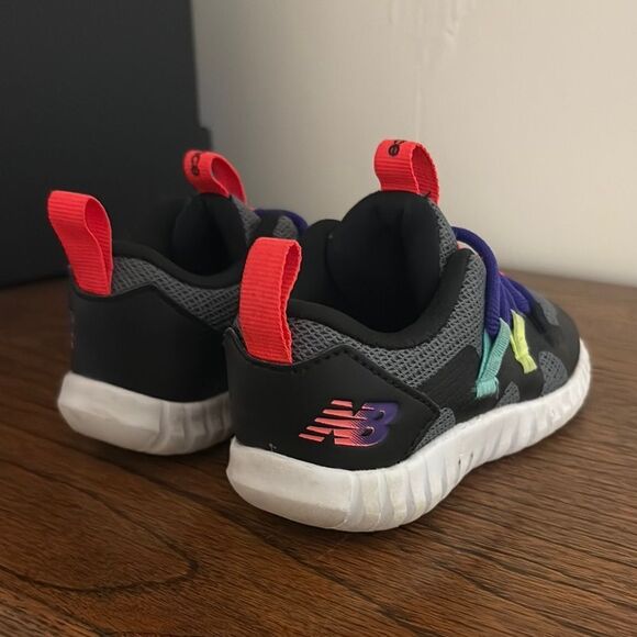 New Balance Kids' Colorful Gray Sneakers - Picture 4 of 4